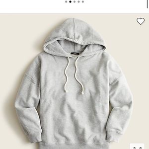 J.Crew University terry oversized hoodie - XS - Med Gray